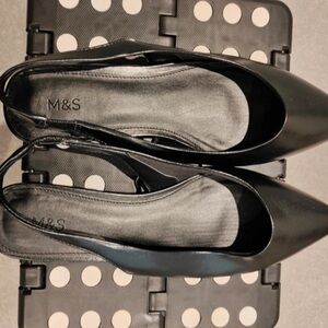 Marks & Spencer Elegant Black Slingback Heels